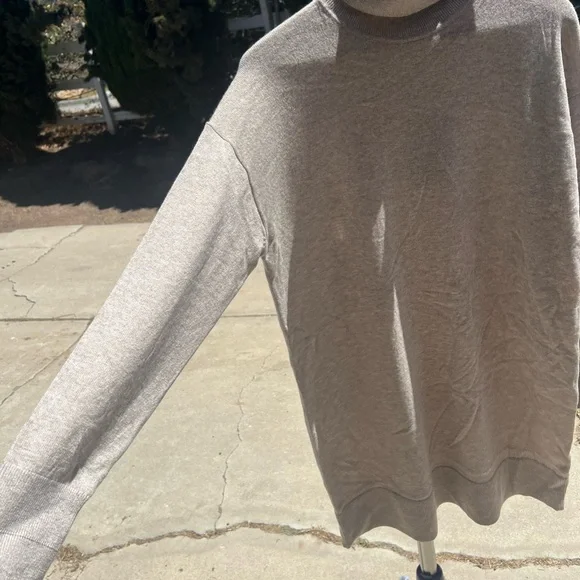 Everlane women's Turtleneck Sweater Dress in Light Brown - Picture 5 of 7